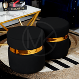 Ottoman Set - Plain Black