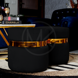 Ottoman Set - Plain Black