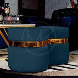 Ottoman Set - Plain Blue