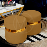 Ottoman Set - Plain Brown