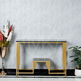 Art Deco Console Table - Black