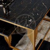 Black Step Centre Table