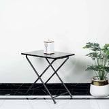 Portable Coffee Side Table - Black