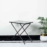 Portable Coffee Side Table - Black