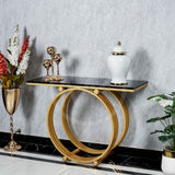 Centre Circular Console Table -White