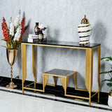 Art Deco Console Table - White